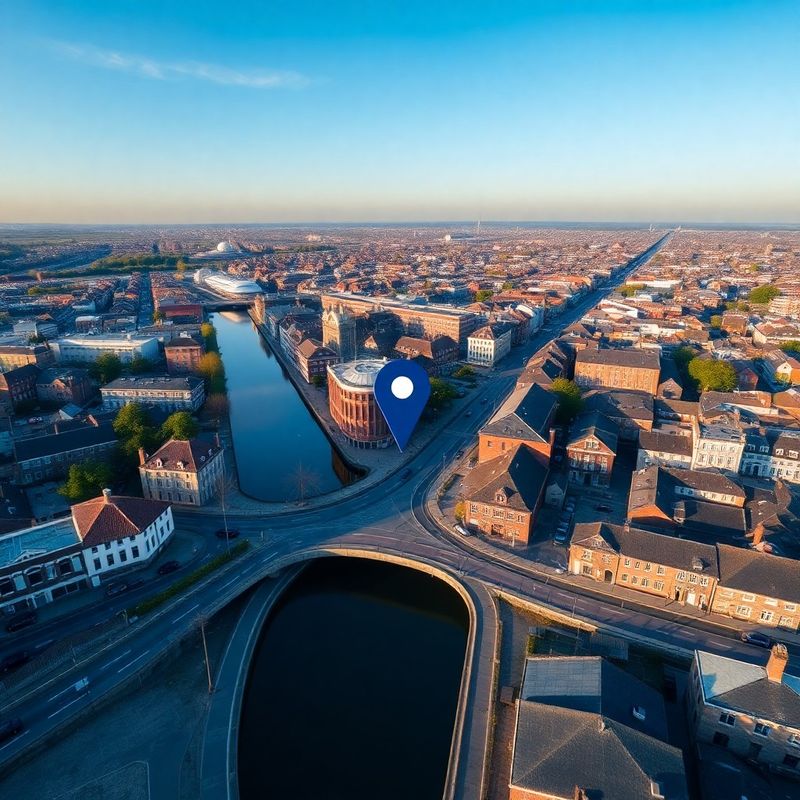 Kaart met de locatie van Huis Van Dijk aan de Laan van Meerdervoort in Den Haag